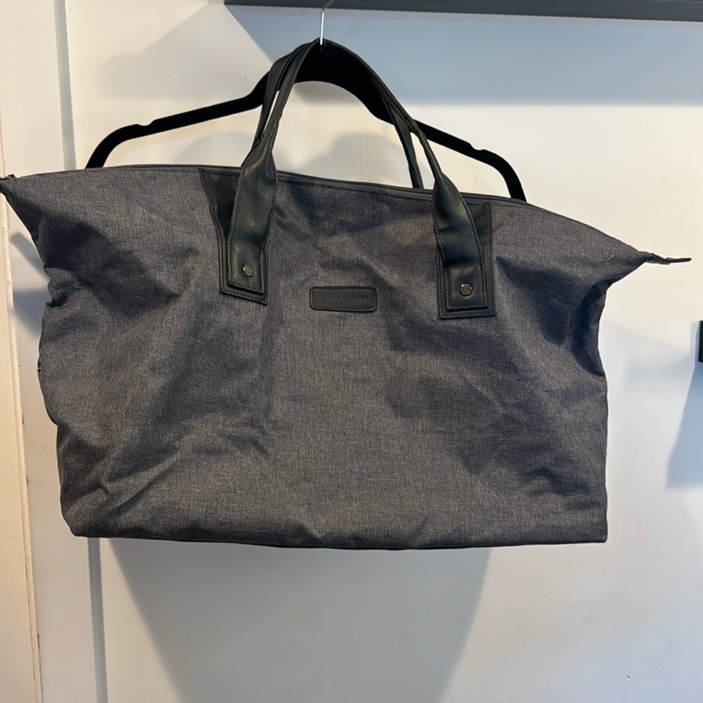 John Varvatos Men's Travel Weekender Duffle Gray/Blue